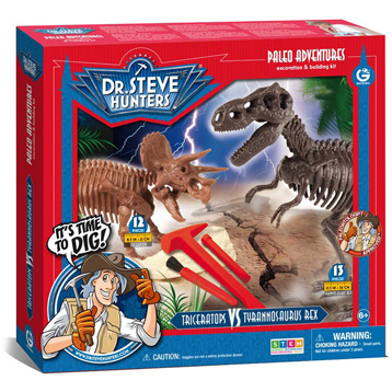 Geoworld Paleo Expeditions Triceratops Toy