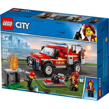 lego fire chief response truck
