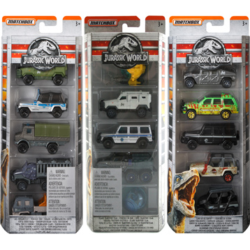 matchbox cars jurassic world