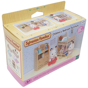sylvanian family children's bedroom set