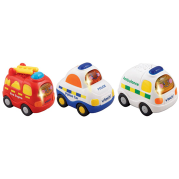 vtech toot toot emergency vehicles set